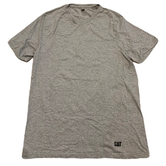 CAT Caterpillar Men's Gray Short Sleeve T-Shirt - Size XL - Picture 1 of 6